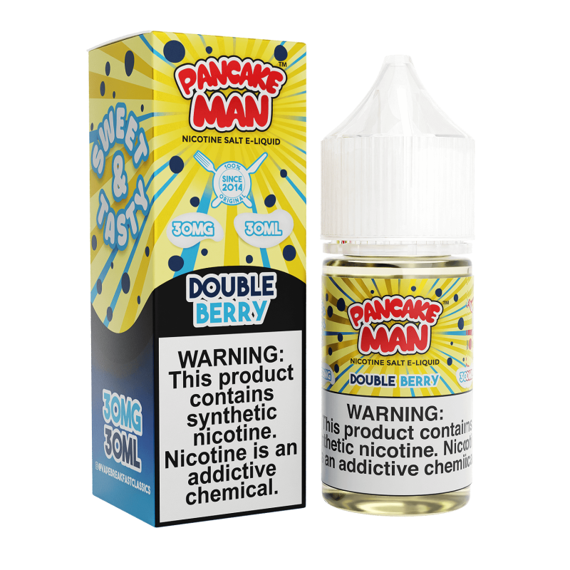 VAPE BREAKFAST CLASSICS SALT - PANCAKE MAN DOUBLE BERRY - 30ML