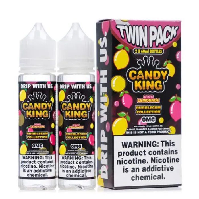 BUBBLEGUM COLLECTION BY CANDY KING - PINK LEMONADE - 60ML BUBBLEGUM COLLECTION BY CANDY KING - PINK LEMONADE - 60ML