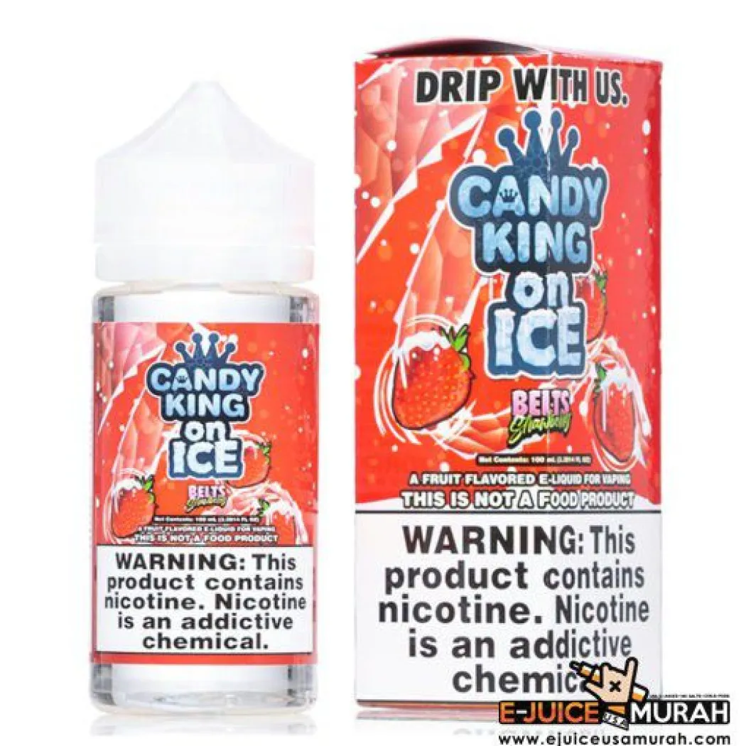 CANDY KING ON ICE - BELTS STRAWBERRY - 100ML