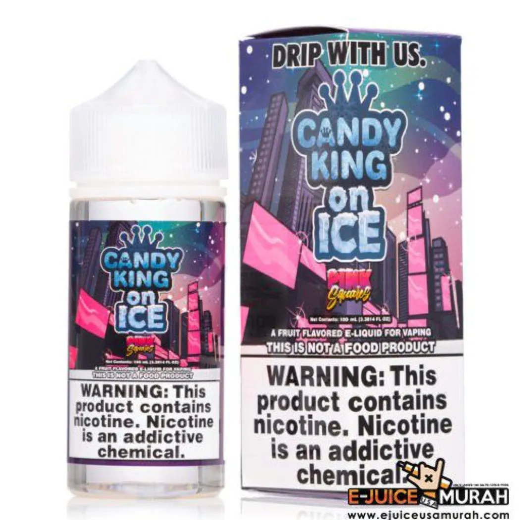 CANDY KING ON ICE - PINK SQUARES - 100ML