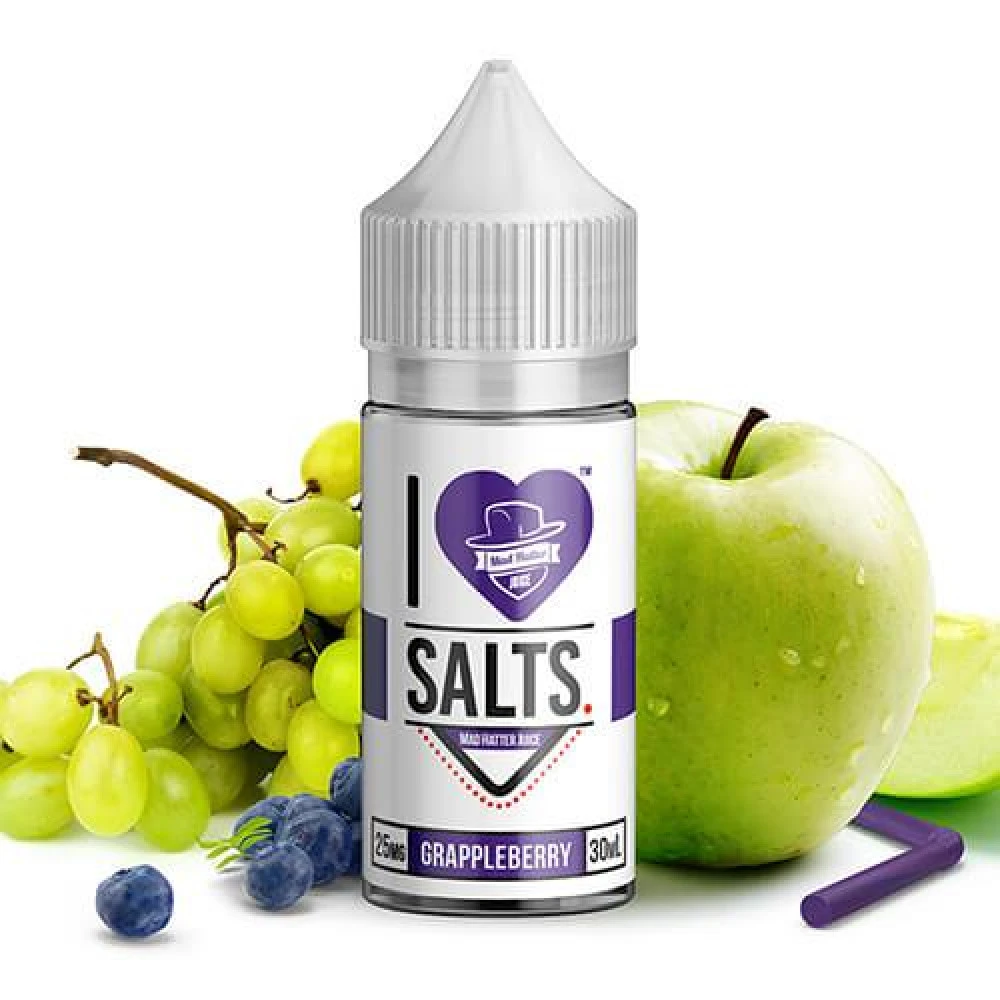 I LOVE SALTS BY MAD HATTER - GRAPPLEBERRY - 30ML