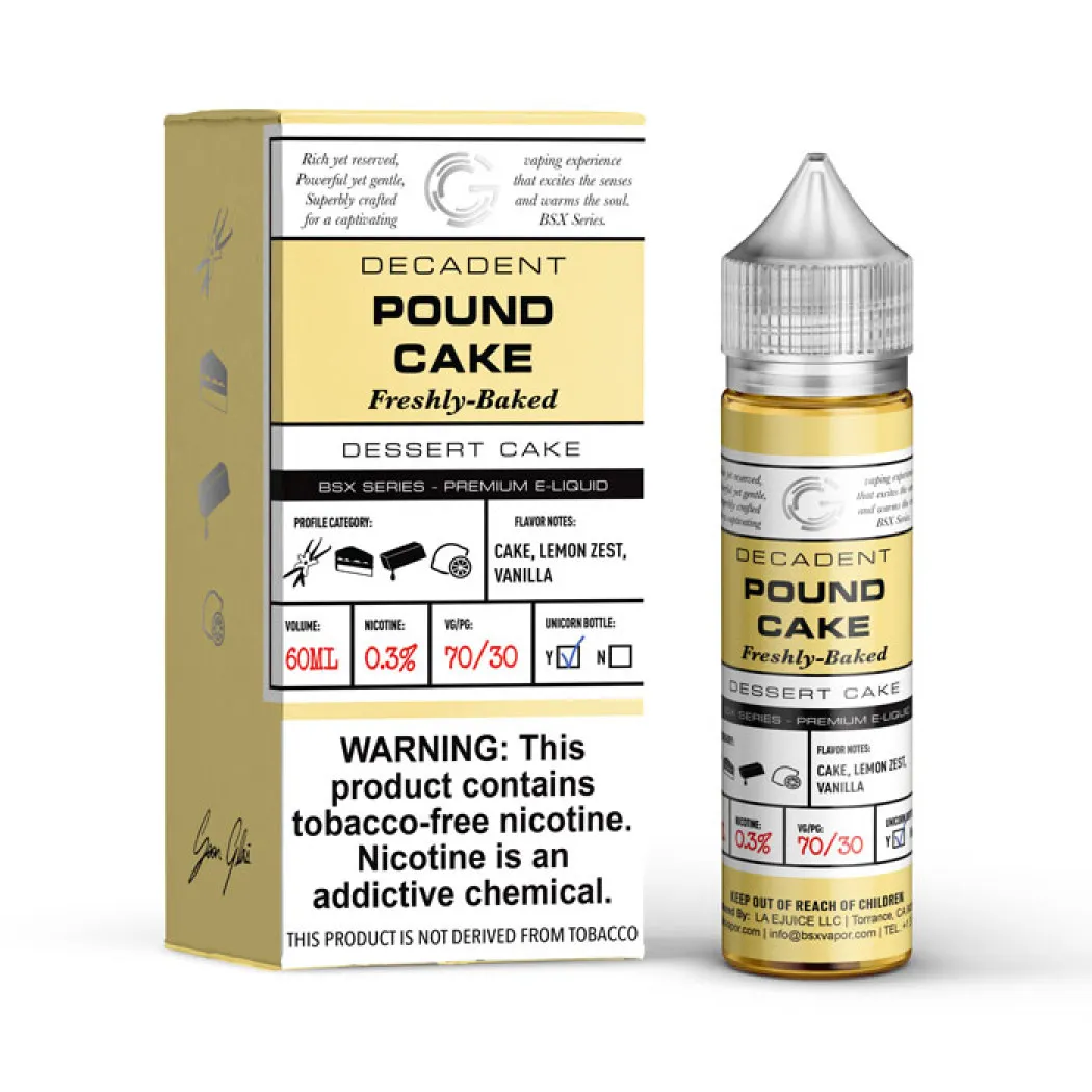 GLAS BASIX BSX SERIES - POUND CAKE - 60ML