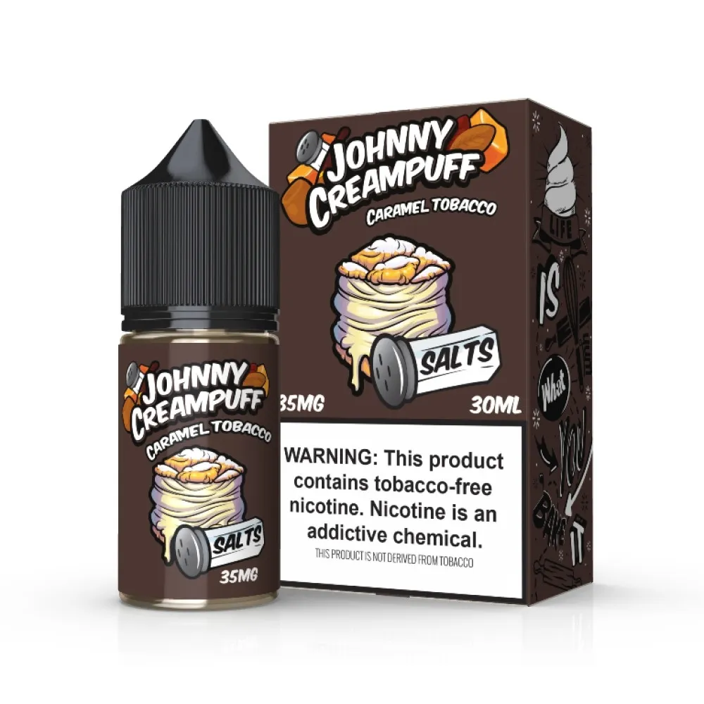 JOHNNY CREAMPUFF SALTS - CARAMEL TOBACCO - 30ML