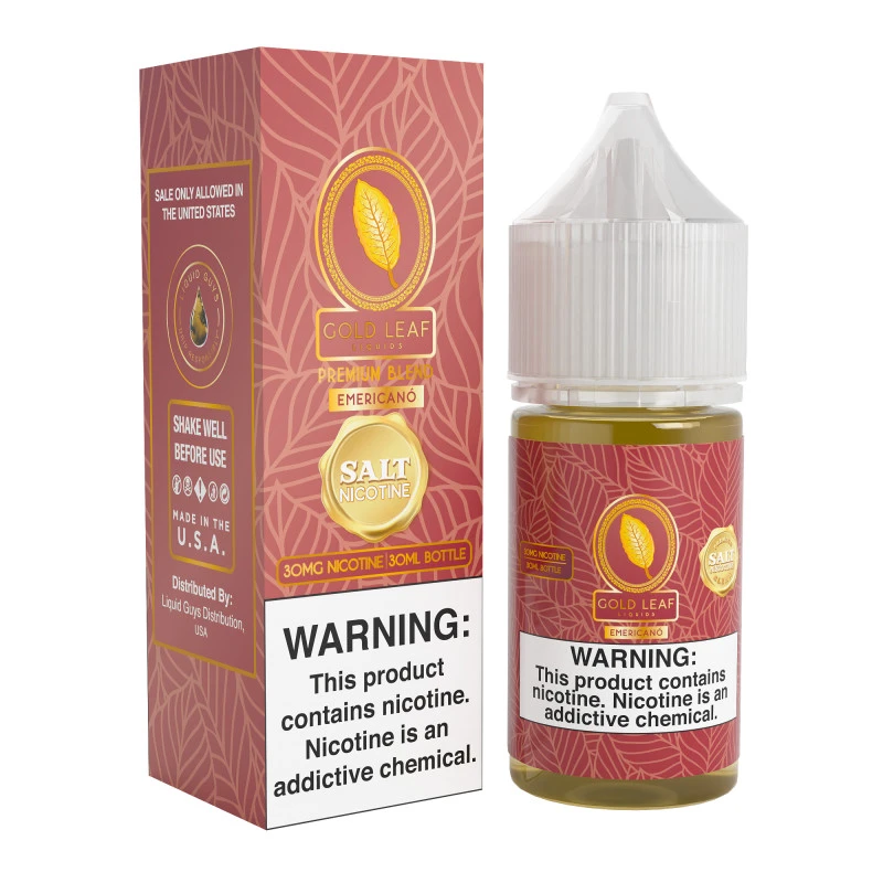 GOLD LEAF SALT - EMERICANO - 30ML GOLD LEAF SALT - EMERICANO - 30ML