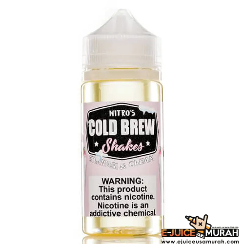 NITRO’S COLD BREW SHAKES - STRAWBERI CREAM - 100ML NITRO’S COLD BREW SHAKES - STRAWBERI CREAM - 100ML