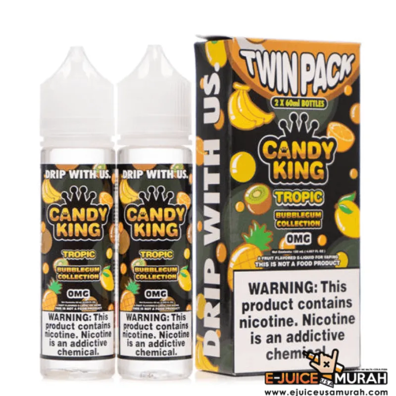 BUBBLEGUM COLLECTION BY CANDY KING - TROPIC - 60ML