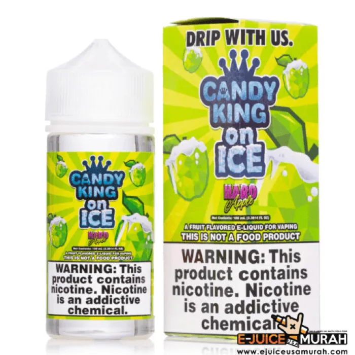 CANDY KING ON ICE - HARD APPLE - 100ML