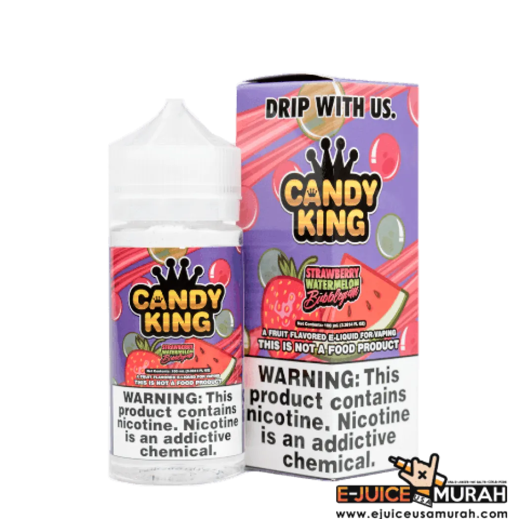CANDY KING - STRAWBERRY WATERMELON BUBBLEGUM - 100ML