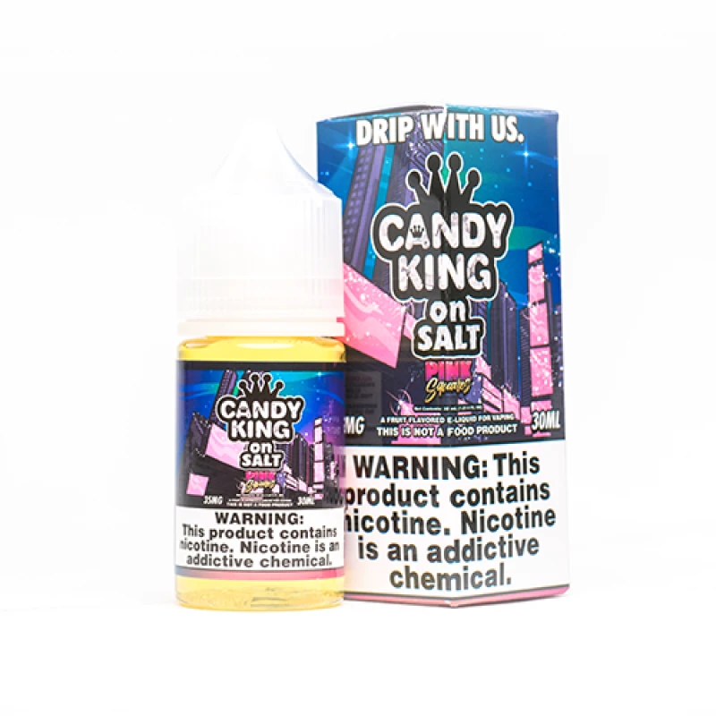 CANDY KING ON SALT - PINK SQUARES - 30ML