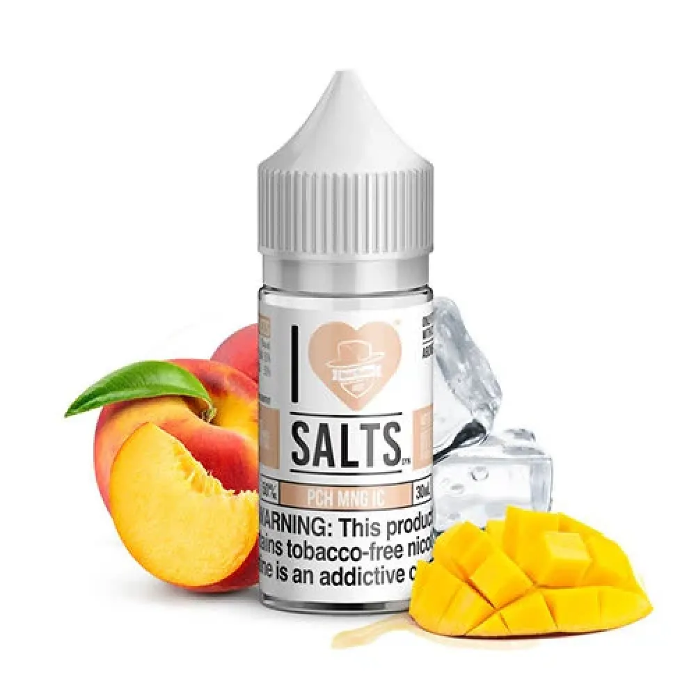 I LOVE SALTS BY MAD HATTER - PEACH MANGO ICE - 30ML