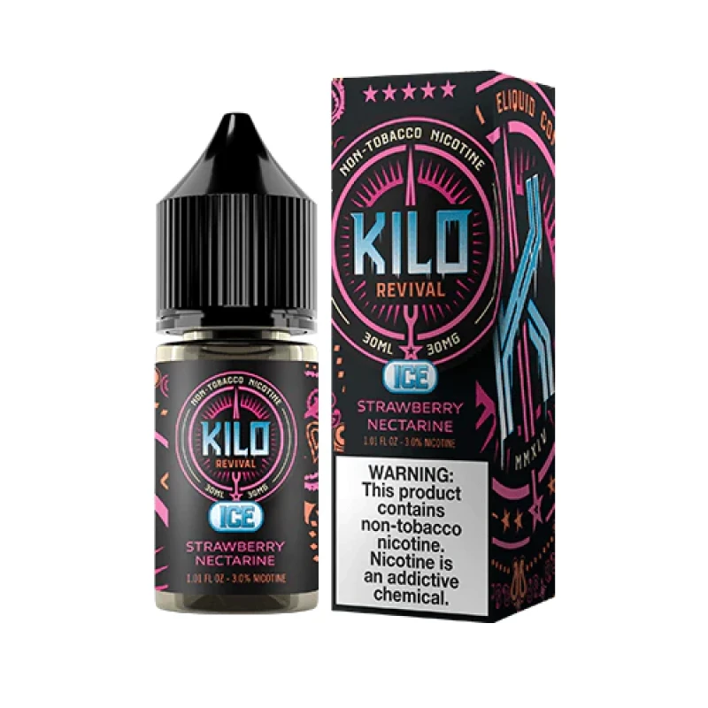 KILO REVIVAL SALT TFN - STRAWBERRY NECTARINE ICE - 30ML KILO REVIVAL SALT TFN - STRAWBERRY NECTARINE ICE - 30ML
