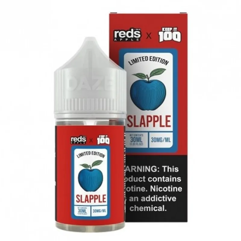 7DAZE X KEEP IT 100 - SLAPPLE - 30ML