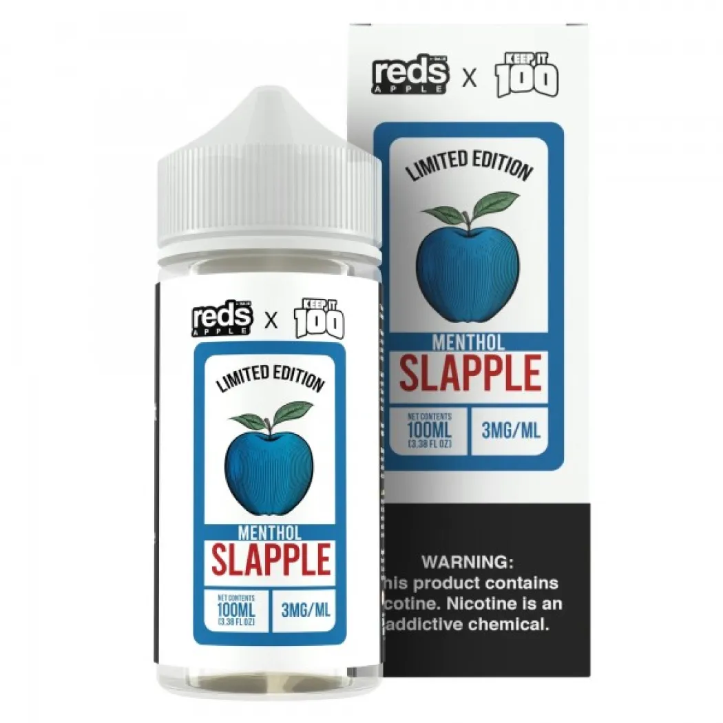 7DAZE X KEEP IT 100 - SLAPPLE MENTHOL - 100ML