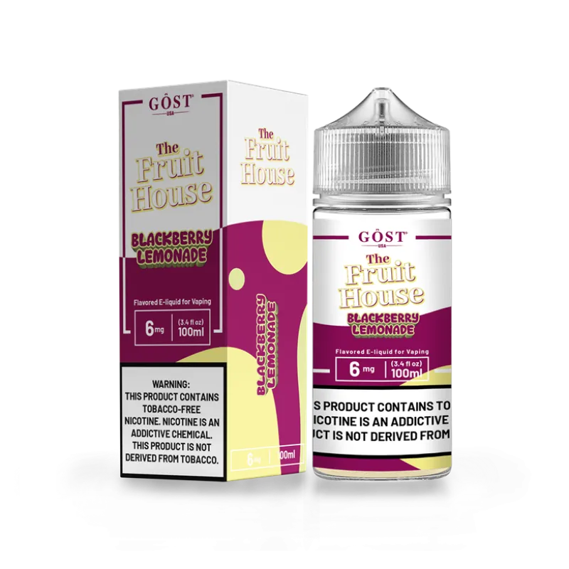 THE FRUIT HOUSE BY GOST VAPOR - BLACKBERRY LEMONADE - 100ML
