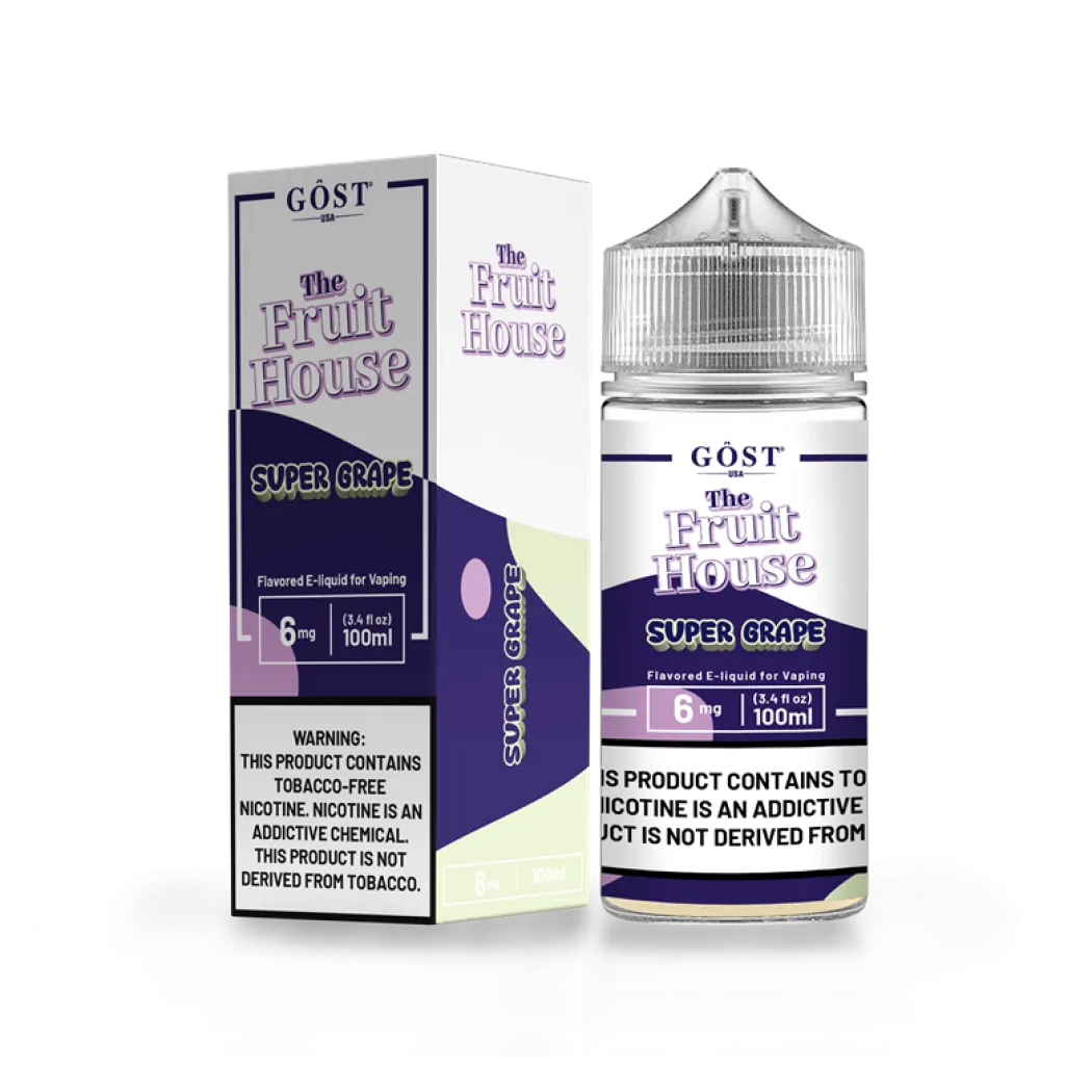 THE FRUIT HOUSE BY GOST VAPOR - SUPER GRAPE - 100ML