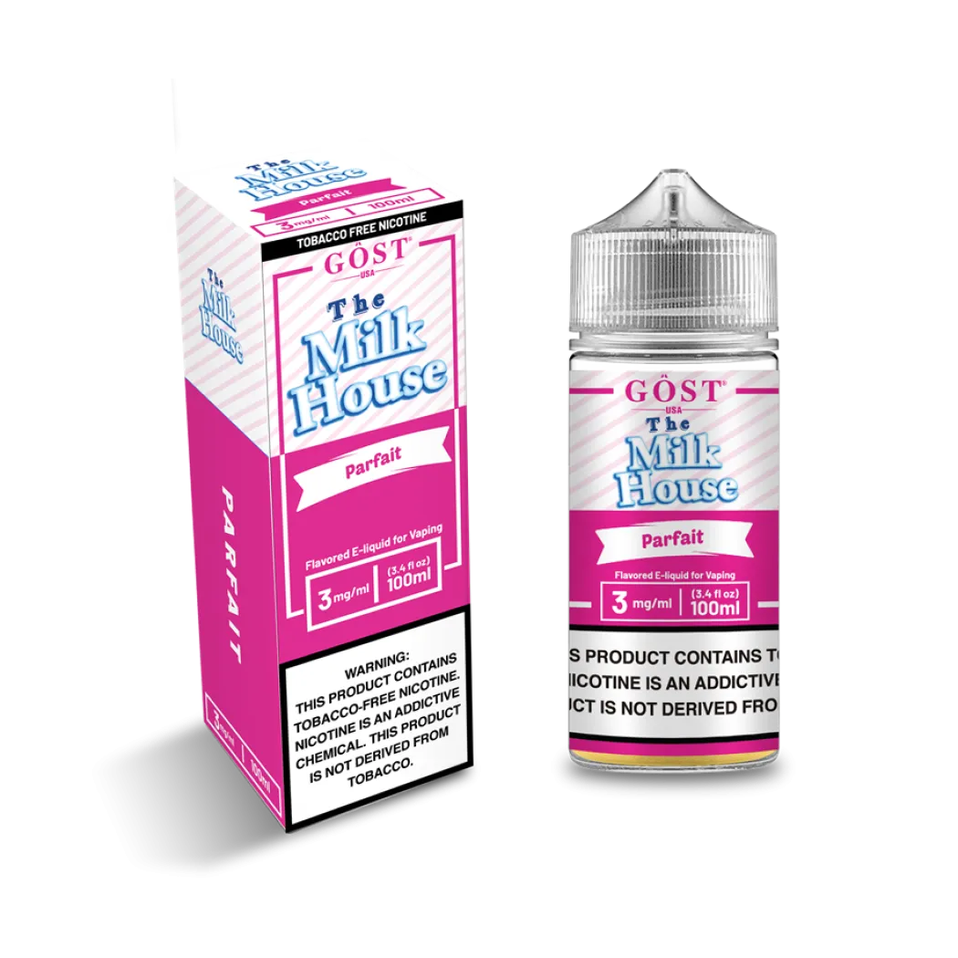 THE MILK HOUSE BY GOST VAPOR - PARFAIT - 100ML