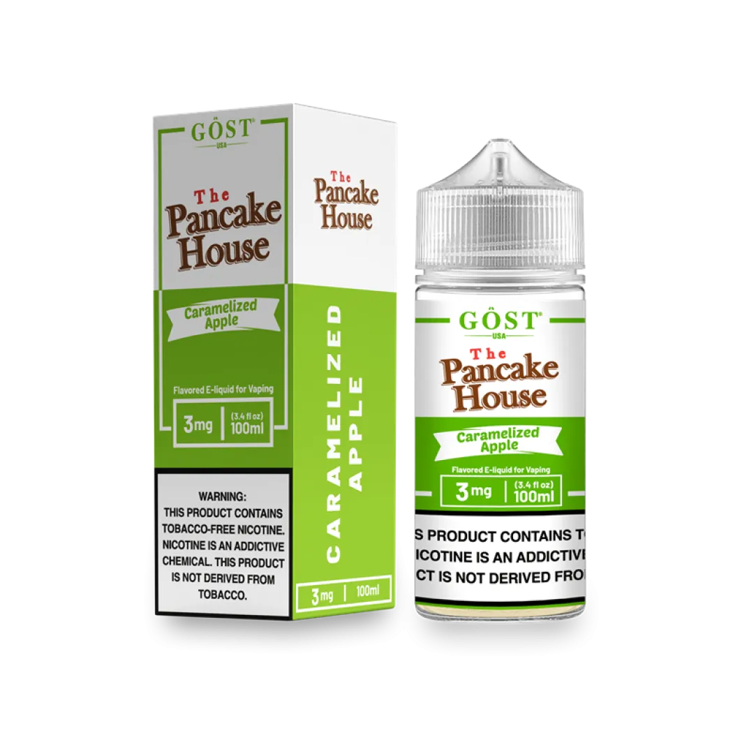 THE PANCAKE HOUSE BY GOST VAPOR - CARAMELIZED APPLE - 100ML