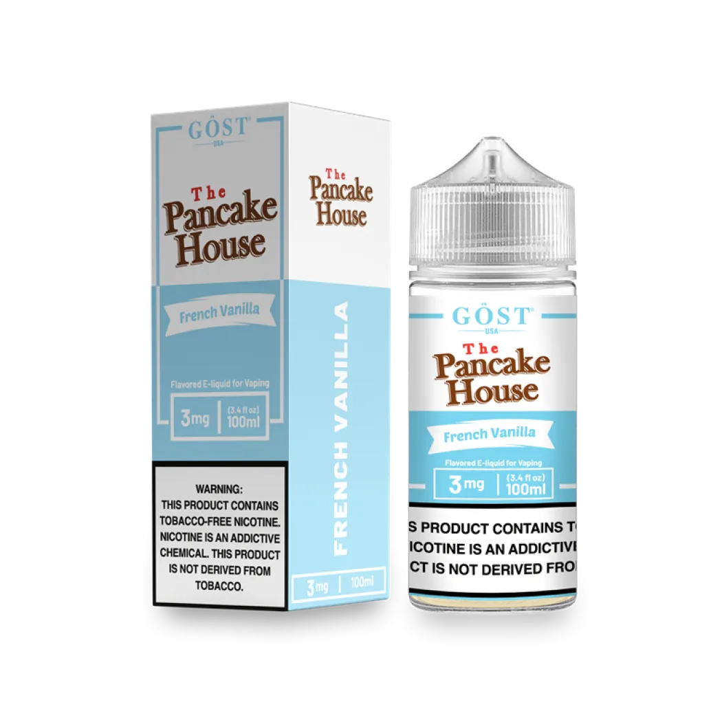 THE PANCAKE HOUSE BY GOST VAPOR - FRENCH VANILLA - 100ML