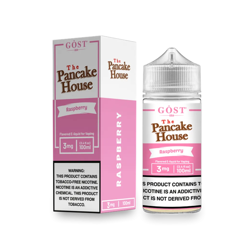 THE PANCAKE HOUSE BY GOST VAPOR - RASPBERRY - 100ML