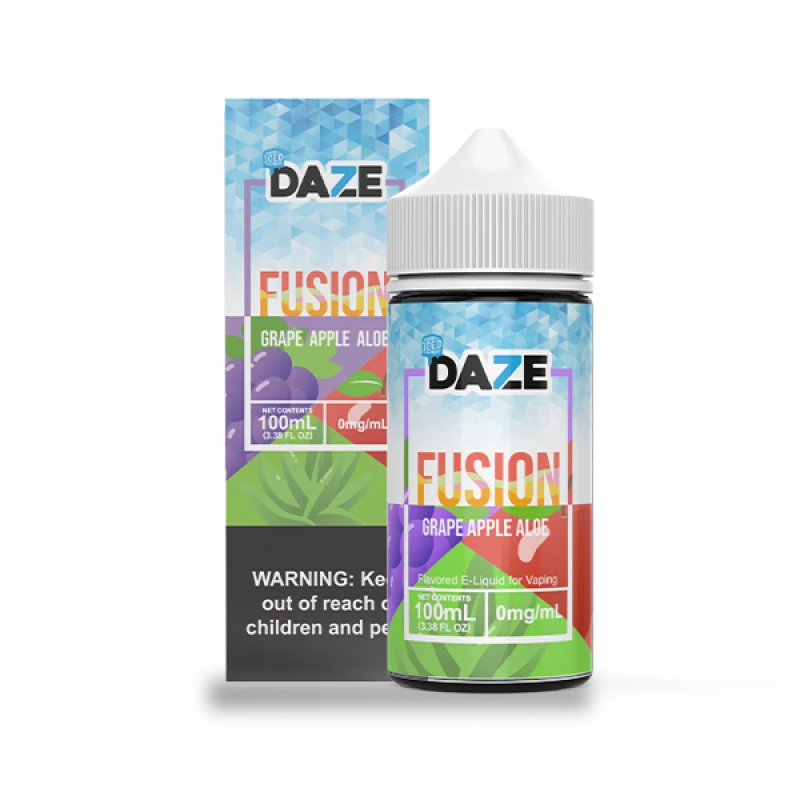 7DAZE FUSION TFN - GRAPE APPLE ALOE ICED - 100ML