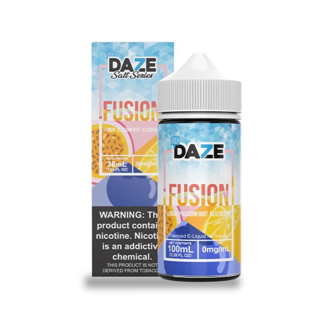 7DAZE FUSION TFN - LEMON PASSIONFRUIT BLUEBERRY ICED - 100ML