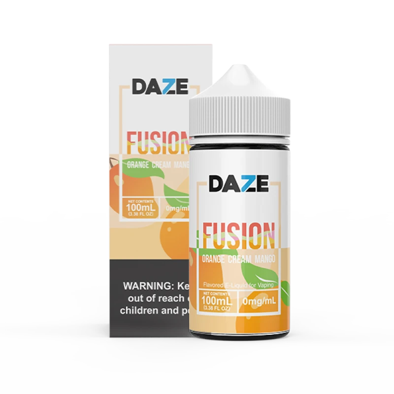 7DAZE FUSION TFN - ORANGE CREAM MANGO - 100ML