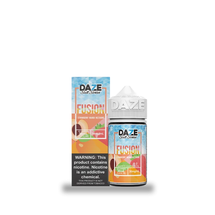 7DAZE FUSION TFN SALT - STRAWBERRY MANGO NECTARINE ICED - 30ML