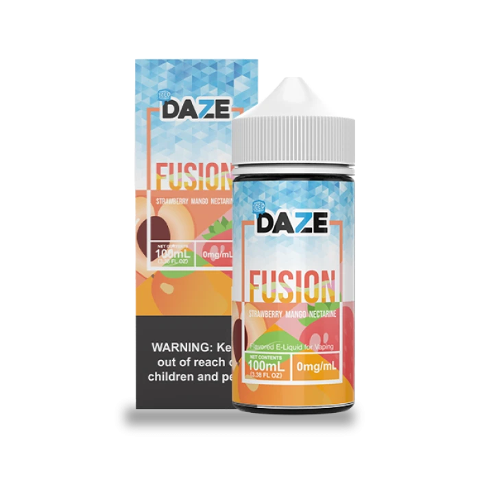 7DAZE FUSION TFN - STRAWBERRY MANGO NECTARINE ICED - 100ML