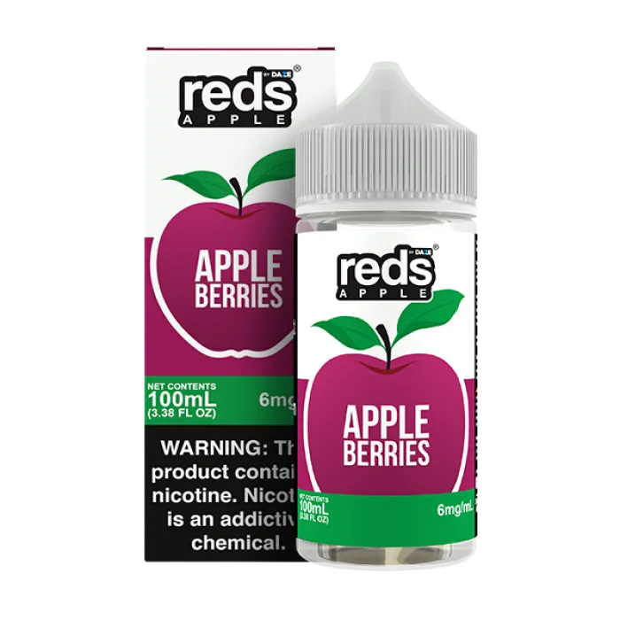 7DAZE REDS APPLE JUICE - BERRIES - 100ML 7DAZE REDS APPLE JUICE - BERRIES - 100ML