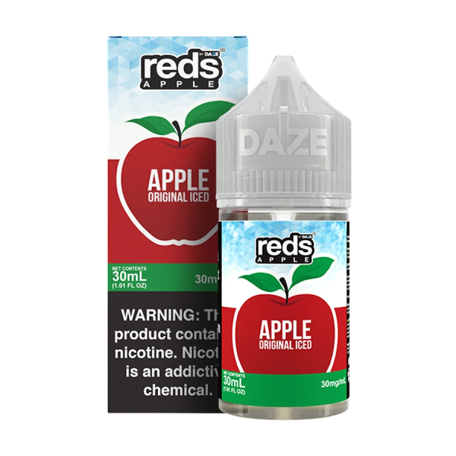 REDS 7DAZE SALT SERIES - 7DAZE APPLE ORIGINAL ICED - 30ML