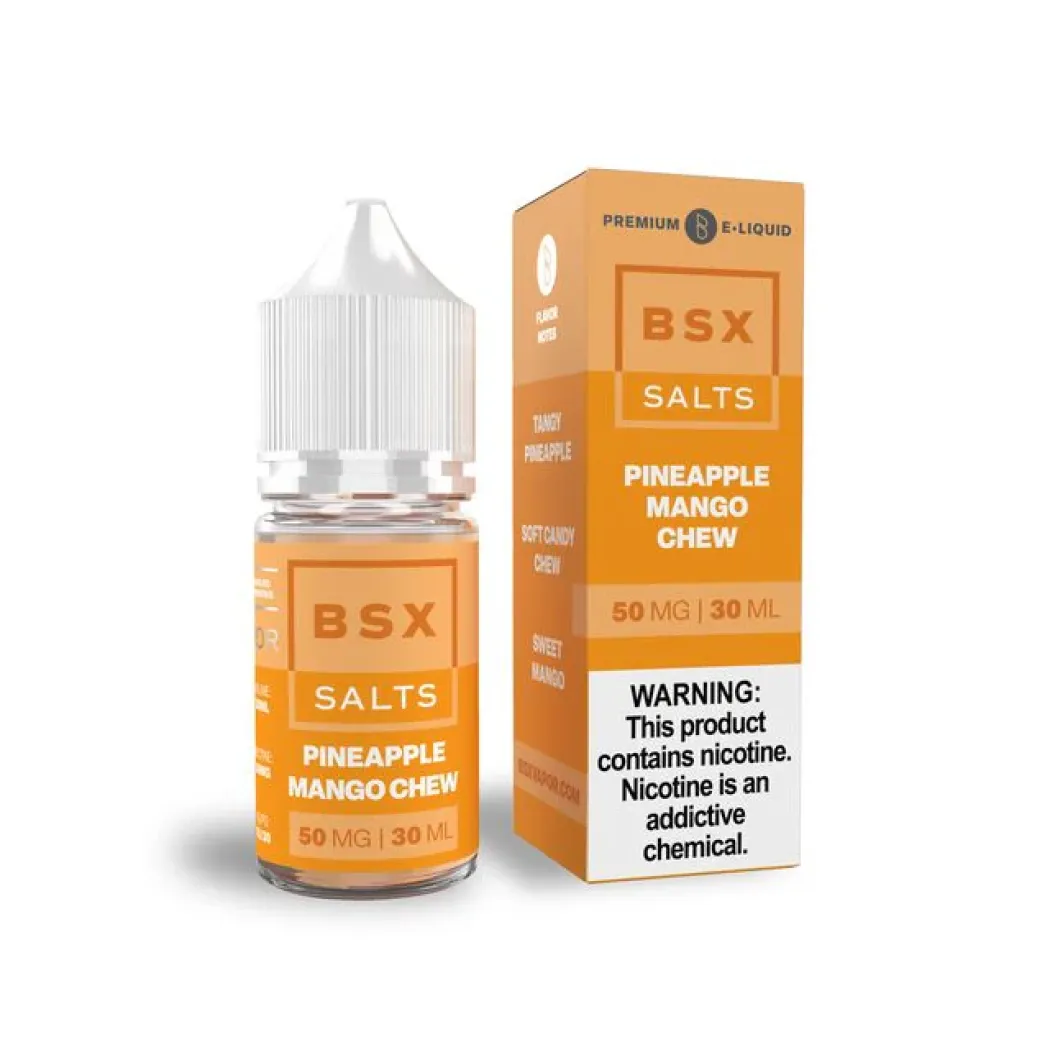 GLAS BASIX BSX NIC SALTS - PINEAPPLE MANGO CHEW - 30ML