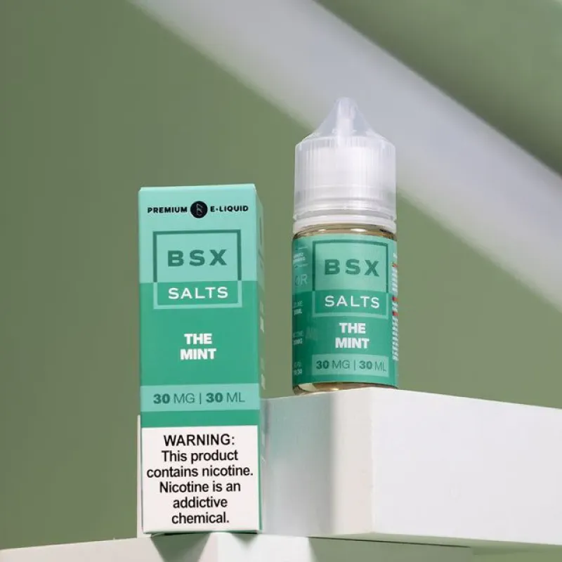GLAS BASIX BSX NIC SALTS - THE MINT - 30ML GLAS BASIX BSX NIC SALTS - THE MINT - 30ML