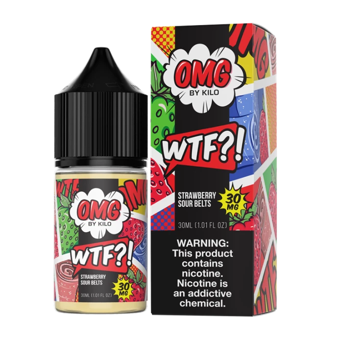 OMG E-LIQUID SALT BY KILO - WTF STRAWBERRY SOURBELT - 30ML