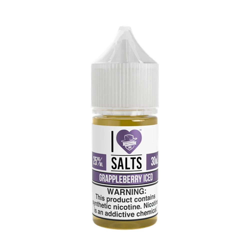 I LOVE SALTS BY MAD HATTER - GRAPPLEBERRY ICED - 30ML