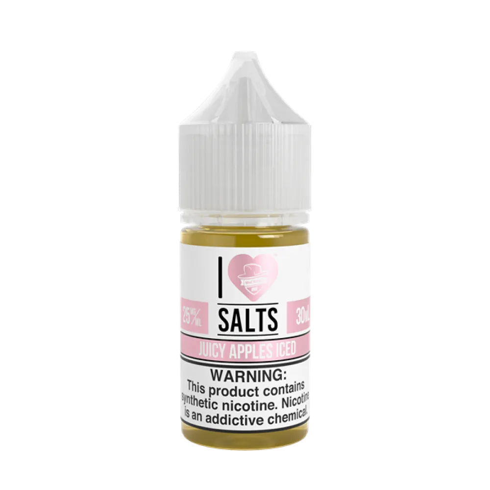 I LOVE SALTS BY MAD HATTER - JUICY APPLES ICED - 30ML
