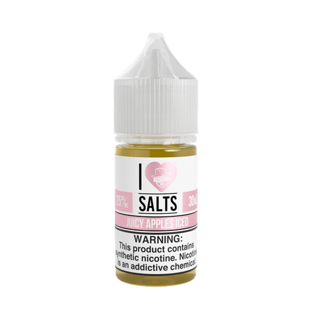 I LOVE SALTS BY MAD HATTER - JUICY APPLES ICED - 30ML
